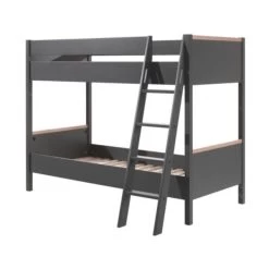 Vipack Londen Stapelbed Hoog Antraciet 160 Cm
