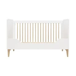 Bopita Paris Bedbank Wit / Eiken 70 X 140 Cm