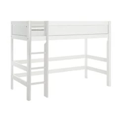 LIFETIME Kidsrooms Midhoogslaper Met Trap Wit Gelakt