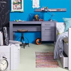 Woood Dennis Bedbank Beton Grey 90 X 200 Cm -Kinder Producten Winkel 8714713052592 5 e4ac