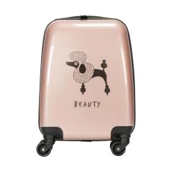 Babypark Poodl Kinderkoffer - Rose - 46 Cm