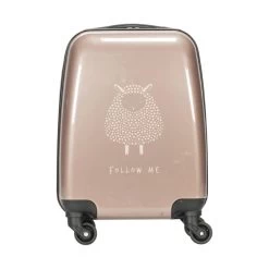 Babypark Sheep Kinderkoffer - Taupe - 46 Cm