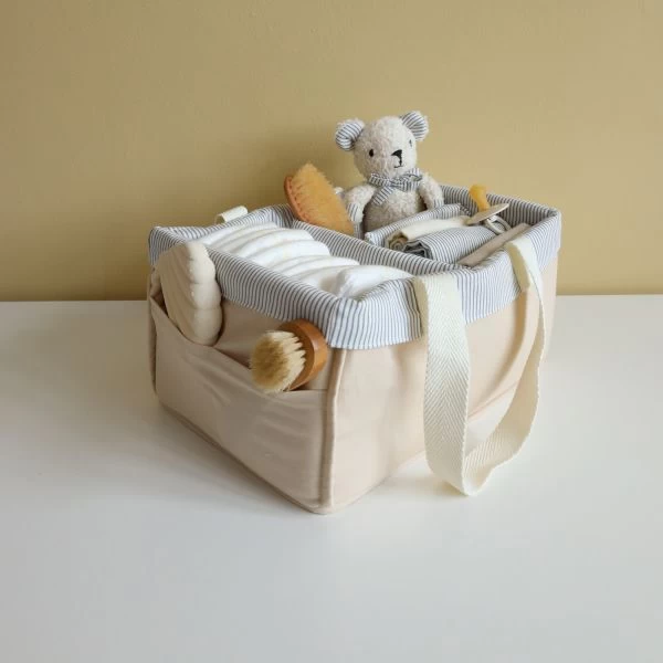 Cam Cam Copenhagen Classic Stripes Commodemandje - Blue 2 Cam Cam Copenhagen Classic Stripes Commodemandje - Blue - Afbeelding 2