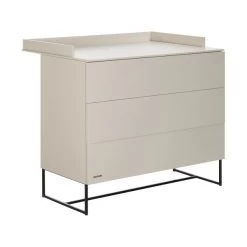 Kidsmill Modular 2 Commode 3L Mat Oatmeal - Zwart - Mat Oatmeal -Kinder Producten Winkel Modular oatmeal commode bladvergroter 1 1041