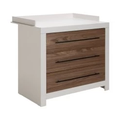 Europe Baby Vittoria III Bladvergroter - Cashmere / Walnut -Kinder Producten Winkel Vittoria cashmere commode bladvergroter 2 580d