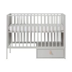 Kidsmill Amy Babybed Grijs 60 X 120 Cm -Kinder Producten Winkel amy ledikant 1 new 0558