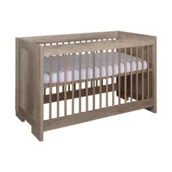 Kidsmill Brent Babykamer Oldwood | Bed 60 X 120 Cm + Commode -Kinder Producten Winkel babykamer brent oak ledikant 8512