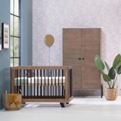 Europe Baby Beau Ledikant Walnoot 60 X 120 -Kinder Producten Winkel beau walnut zonder klamboe sfeer 2 eeaf