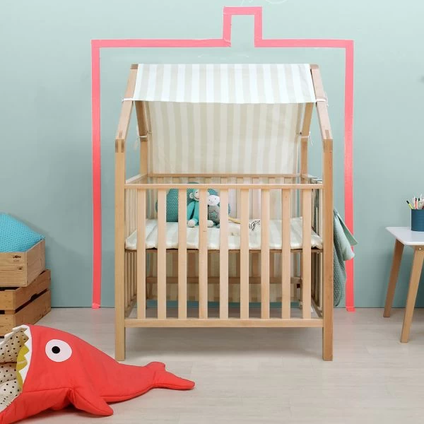 Bopita Babybed My First House Naturel 60 X 120 Cm 3 Bopita Babybed My First House Naturel 60 X 120 Cm - Afbeelding 3