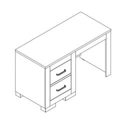 Kidsmill Brent Oldwood Bureau Grijs -Kinder Producten Winkel brent bureau tekening 1 16c2