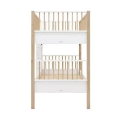 Bopita Mika Combi - Stapelbed Wit / Eiken 90 X 200 -Kinder Producten Winkel combi bunkbed 90x200 mika white oak 3 bccb