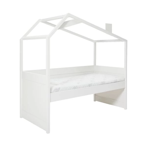 Cool Kids Kajuitbed Met Hutconstructie Wit 90 X 200 Cm