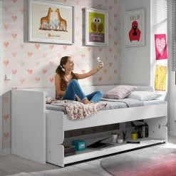 Vipack Denver Bureaubed Wit 90 X 200 Cm -Kinder Producten Winkel dehsz6014 bed a093