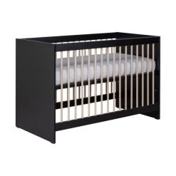 Europe Baby Nova Babybed Zwart Eiken 60 X 120 Cm