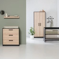 Europe Baby Nova Commode Zwart Eiken -Kinder Producten Winkel europe baby nova commode zwart eiken 5 58d2