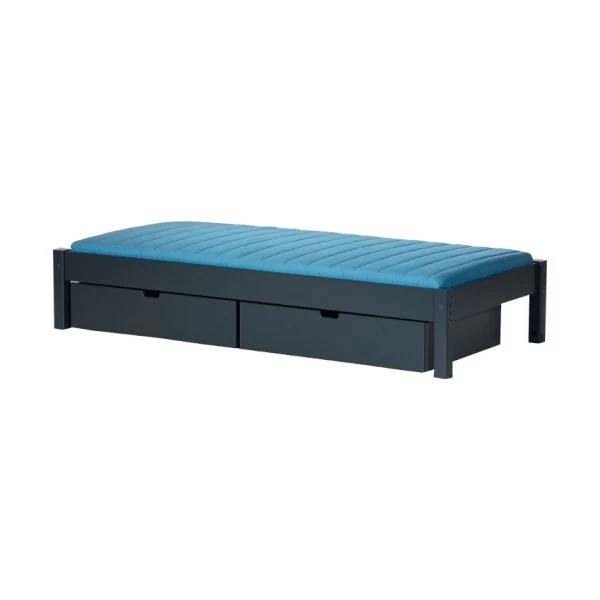 Manis-h Bed Met Opbergladen Antraciet 1 Manis-h Bed Met Opbergladen Antraciet