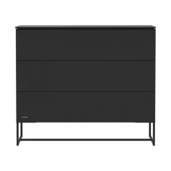 Kidsmill Modular 2 Commode 3L Mat Zwart - Zwart - Mat Zwart