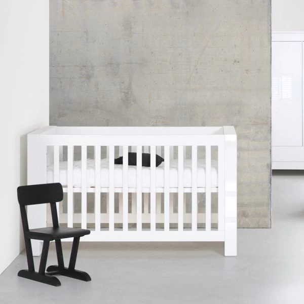 Kidsmill Alaska Hoogglans Babybed Wit 60 X 120 Cm - Afbeelding 2