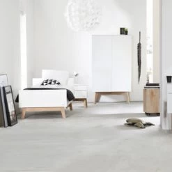 Kidsmill Sixties Bed Wit Mat / Naturel 90 X 200 Cm -Kinder Producten Winkel kidsmill bed sixties sfeer naturel 87b4