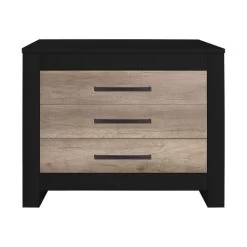 Kidsmill Long Island Babykamer Zwart / Oldwood | Bed 60 X 120 Cm + Commode -Kinder Producten Winkel kidsmill long island commode zwart oldwood 1 7a7d