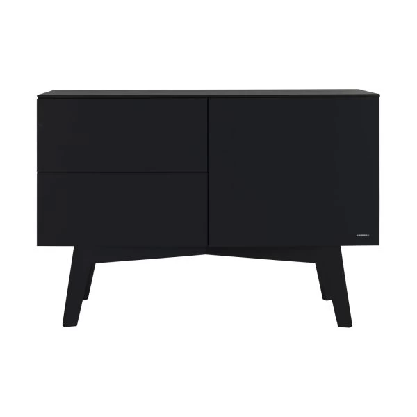 Kidsmill Sixties Commode Zwart Mat 1 Kidsmill Sixties Commode Zwart Mat