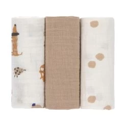 Laessig Little Matey Hydrofieldoek Royal Blue 60 X 60 Cm 3 Stuks