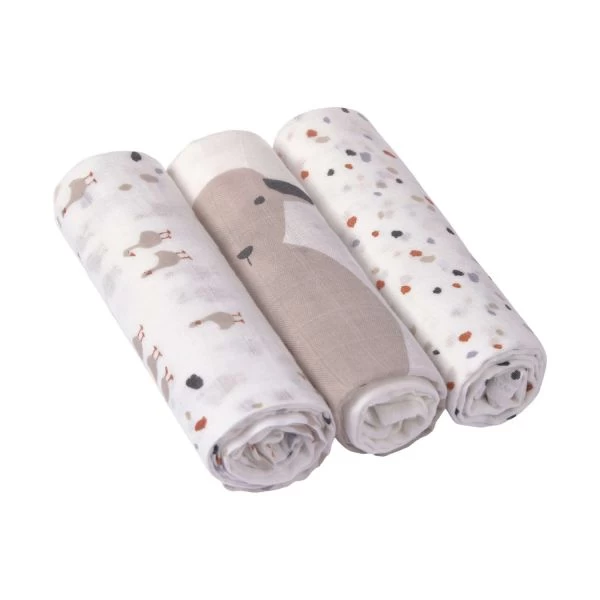 Laessig Tiny Farmer Explorer Speckles Swaddle 3 Stuks 1 Laessig Tiny Farmer Explorer Speckles Swaddle 3 Stuks
