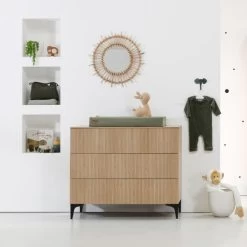 Kidsmill Levi Commode Naturel Eiken -Kinder Producten Winkel levi ronde poot commode sfeer 2 20ca