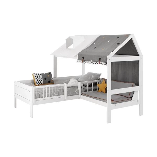 LifeTime Kidsrooms Bankje Voor Beachhouse Bed Wit Gelakt 2 LifeTime Kidsrooms Bankje Voor Beachhouse Bed Wit Gelakt - Afbeelding 2