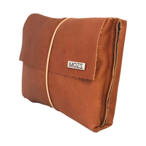 Mozz Bags Luieretui Cognac Gold 3 Mozz Bags Luieretui Cognac Gold - Afbeelding 3