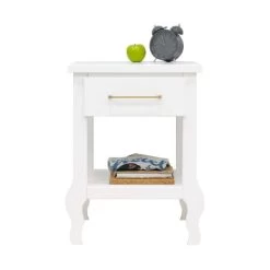 Bopita Elena Nachtkastje Wit -Kinder Producten Winkel nachtkastje elena wit 0a47