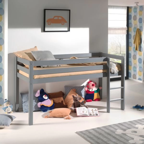 Vipack Pino Halfhoogslaper Grijs 2 Vipack Pino Halfhoogslaper Grijs - Afbeelding 2