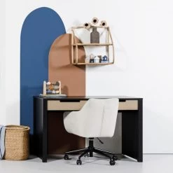 Europe Baby Ralph Kinderkamer Zwart | Bed 90 X 200 Cm + Bureau -Kinder Producten Winkel ralph zwart hout tiener sfeer 3 4 3ac1