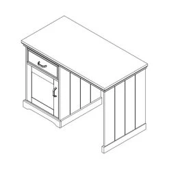 Kidsmill Savigno Bureau Wit -Kinder Producten Winkel savigno bureau tekening 3 fb7a