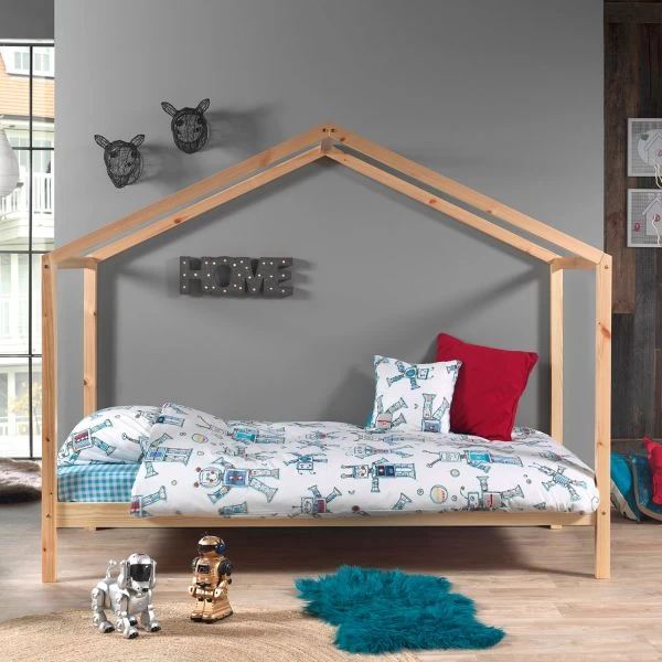 Vipack Dallas Huisbed Zonder Hekje Naturel 90 X 200 Cm 2 Vipack Dallas Huisbed Zonder Hekje Naturel 90 X 200 Cm - Afbeelding 2