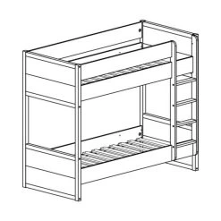 Vipack Lara Stapelbed Wit 90 X 200 Cm 5 Vipack Lara Stapelbed Wit 90 X 200 Cm -Kinder Producten Winkel vipack lara stapelbed wit 90 x 200 cm tekening 24af