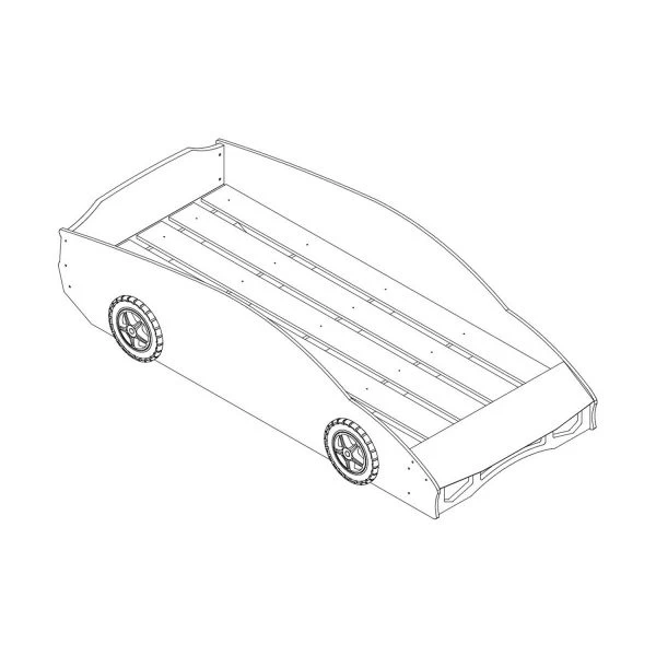 Vipack Night Speeder Autobed Rood 90 X 200 Cm 3 Vipack Night Speeder Autobed Rood 90 X 200 Cm - Afbeelding 3