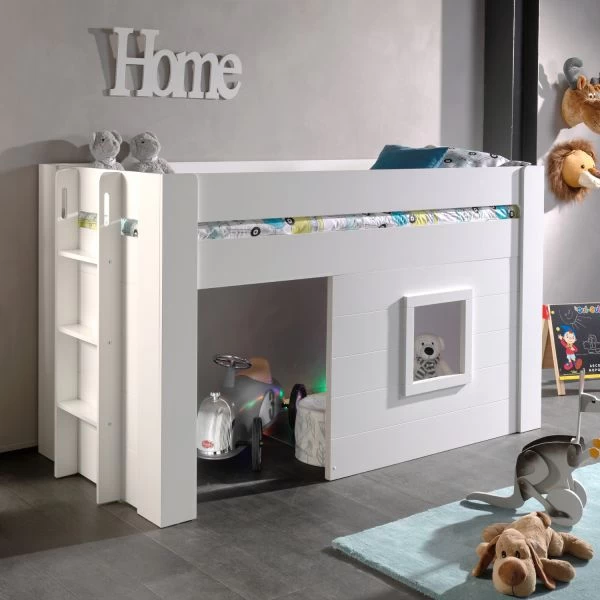 Vipack Noah Halfhoogslaper Wit 90 X 200 Cm 2 Vipack Noah Halfhoogslaper Wit 90 X 200 Cm - Afbeelding 2