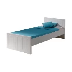 Vipack Robin Kinderkamer Wit | Bed 90 X 200 Cm + Bureau + Kast 2-Deurs -Kinder Producten Winkel vipack robin bed wit 90 x 200cm 2 1 8958