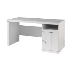 Vipack Robin Kinderkamer Wit | Bed 90 X 200 Cm + Bureau + Kast 2-Deurs -Kinder Producten Winkel vipack robin bureau wit 1 dfa5